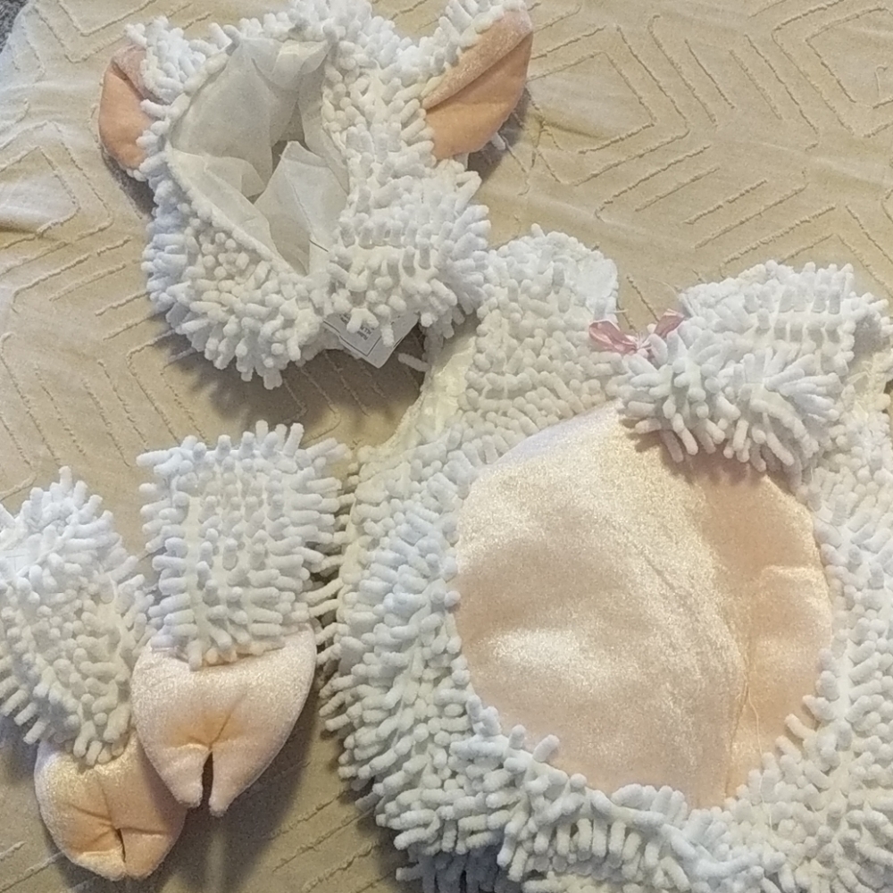 4 Piece Sheep Costume